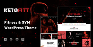 KetoFitt - Chủ đề WordPress về thể dục & GYM