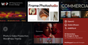 Khung - Chủ đề WordPress Ảnh & Video + AI