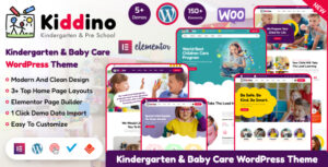 Kiddino - Chủ đề WordPress cho trẻ em và mẫu giáo
