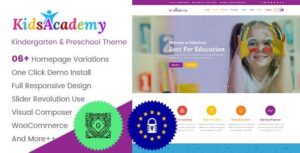 KidsAcademy - Chủ đề WordPress dành cho trẻ em, mẫu giáo và mầm non