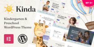 Kinda - Chủ đề WordPress cho trường mẫu giáo và mầm non