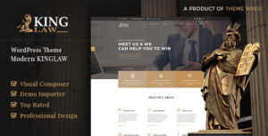 Kinglaw - Luật sư & Luật sư WordPress Theme