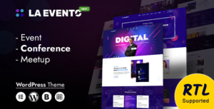 La Evento - Một chủ đề WordPress về sự kiện có tổ chức