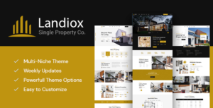 Landiox - Chủ đề WordPress cho bất động sản đơn lẻ