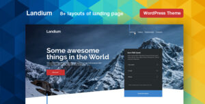 Landium - Trang đích ứng dụng WordPress