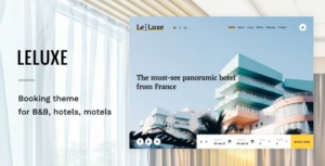 LeLuxe - Chủ đề WordPress cho khách sạn