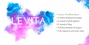 Levita - Chủ đề WordPress về nhiếp ảnh