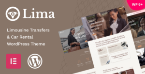 Lima - Chủ đề WordPress về dịch vụ xe limousine và cho thuê xe