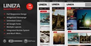 Lineza - Chủ đề tạp chí hiện đại đáp ứng