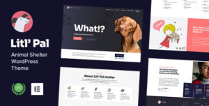 Litl' Pal - Chủ đề WordPress của tổ chức từ thiện và bảo vệ động vật
