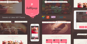 Lollipop - Chủ đề WordPress đáp ứng tuyệt vời cho đồ ngọt và bánh ngọt