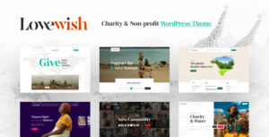 Lovewish - Chủ đề WordPress phi lợi nhuận và từ thiện