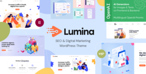 Lumina - Chủ đề WordPress của Cơ quan sáng tạo