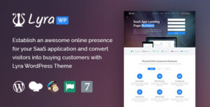 Lyra - Trang đích ứng dụng SaaS WordPress