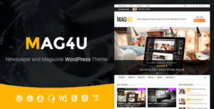 Mag4u - Tin tức, Tạp chí, Blog WordPress đáp ứng