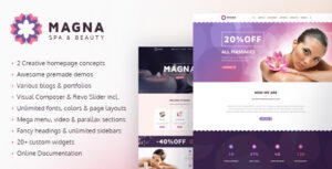 Magna - Chủ đề WordPress cho Spa & Thẩm mỹ viện