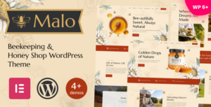 Malo - Chủ đề WordPress về cửa hàng nuôi ong và mật ong