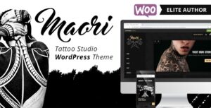 Maori - Chủ đề WordPress của Tattoo Studio
