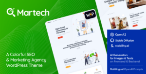 MarTech - Chủ đề WordPress của Cơ quan Tiếp thị