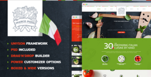 MarcoPolo - Chủ đề WordPress về nhà hàng và thực phẩm