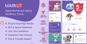 Markut - Chủ đề WordPress cho Cơ quan & Tiếp thị Kỹ thuật số