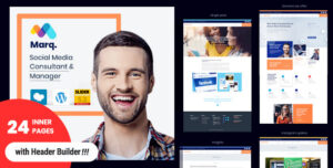 Marq – Chủ đề WordPress về tư vấn và quản lý phương tiện truyền thông xã hội
