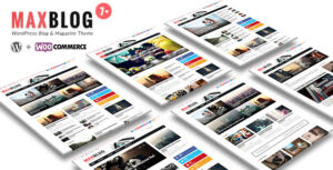 MaxBlog - Blog Tạp chí Tin tức Phẳng WordPress
