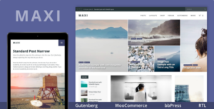 Maxi - Chủ đề tạp chí và tin tức Gutenberg