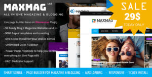 Maxmag - Chủ đề WordPress cho tạp chí và blog