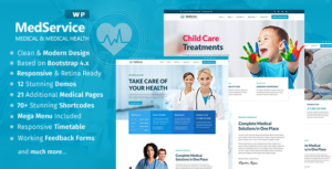 MedService - Chủ đề WordPress Y khoa
