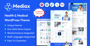 Mediax - Chủ đề WordPress về sức khỏe và y tế