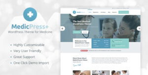 MedicPress - Theme WordPress Y khoa dành cho Phòng khám và Bác sĩ tư nhân