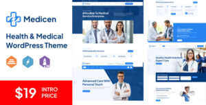 Medicen - Chủ đề WordPress về sức khỏe và y tế