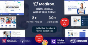 Mediron - Chủ đề WordPress Y khoa Nha khoa