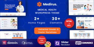 Medirus - Chủ đề WordPress về sức khỏe y tế