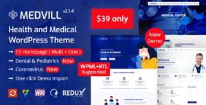 Medvill - Chủ đề WordPress về sức khỏe và y tế