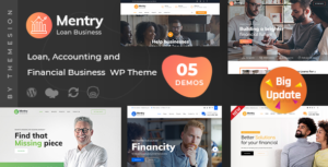 Mentry - Chủ đề WordPress về cho vay và tài chính