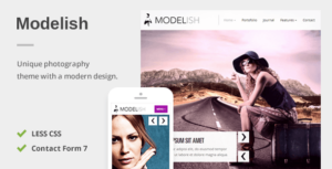 Modelish - Một chủ đề WordPress nhiếp ảnh độc đáo