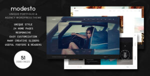 Modesto - Chủ đề WordPress danh mục đầu tư nhiếp ảnh