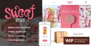 Món tráng miệng ngọt ngào | Chủ đề WordPress Candy Shop & Cafe