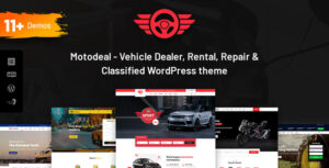 Motodeal - Chủ đề WordPress cho đại lý xe hơi & rao vặt
