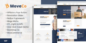 MoveCo - Chủ đề WordPress cho công ty Logistics