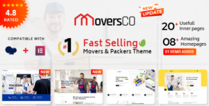 MoversCO - Chủ đề WordPress của Movers & Packers