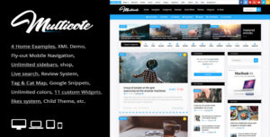 Multicote - Chủ đề WordPress cho tạp chí và WooCommerce