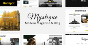 Mystique: Chủ đề WordPress cho tạp chí blog