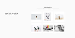 Nakamura - Chủ đề WordPress về nhiếp ảnh và danh mục đầu tư tối giản