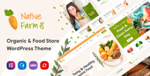 NativeFarm - Chủ đề WordPress về thực phẩm hữu cơ và lành mạnh