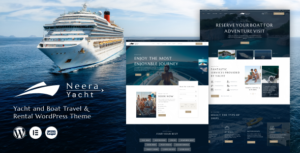 Neera - Chủ đề WordPress Du lịch và Cho thuê Du thuyền