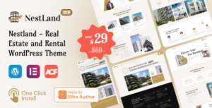 NestLand - Chủ đề WordPress về Bất động sản