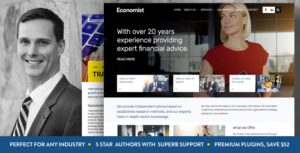 Nhà kinh tế - Chủ đề WordPress về kinh doanh và tài chính